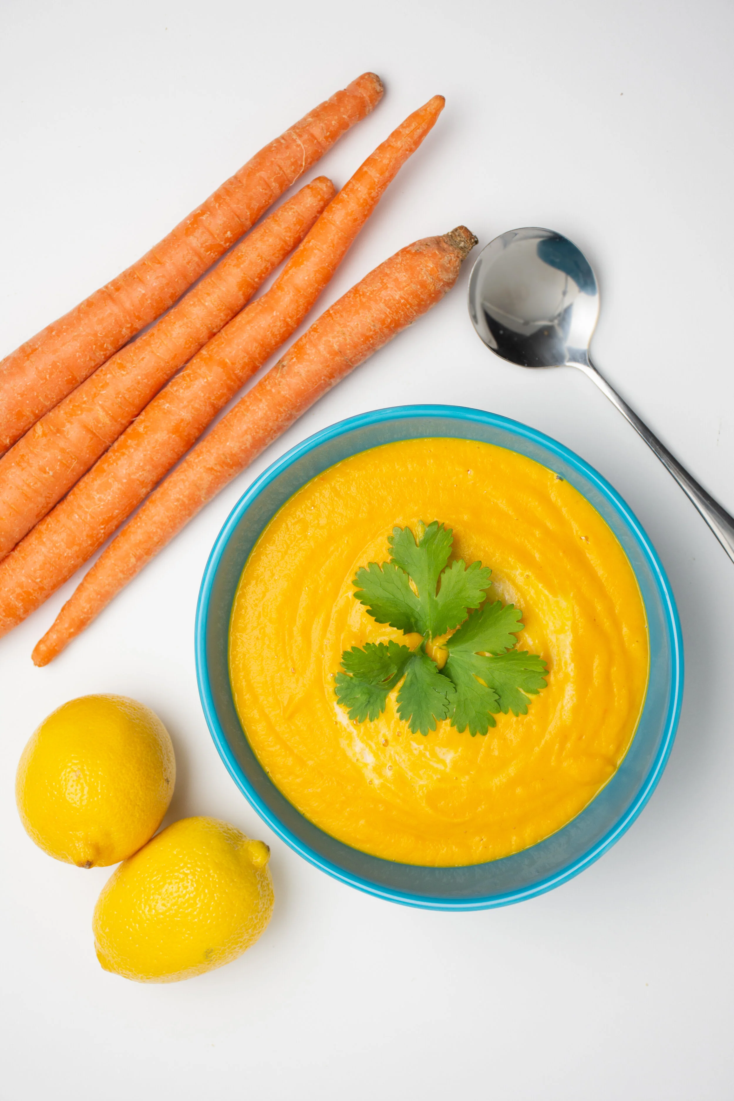 Roasted Carrot Curried Soup