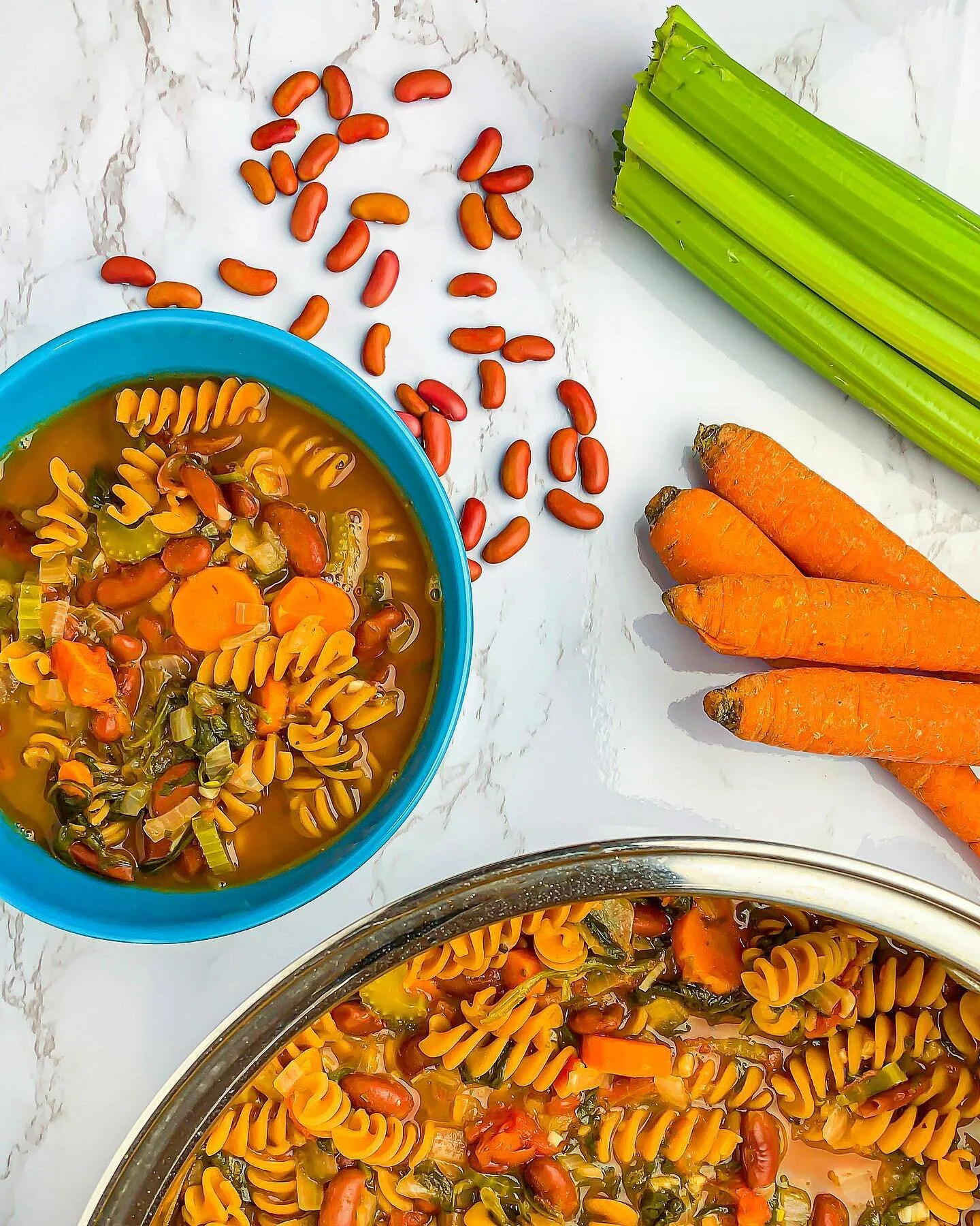 Minestrone soups come in all different forms. It&rsquo;s pretty much a &ldquo;time to clean out my refrigerator&rdquo; soup. The best part about this soup is that it&rsquo;s packed with flavor and heartiness that it&rsquo;s hard to pass up. Not only 