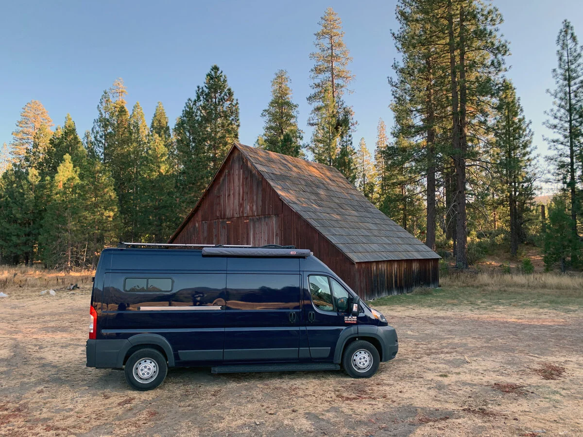 Probuild Van True Blue Promaster Van Build — Live a Little Vans