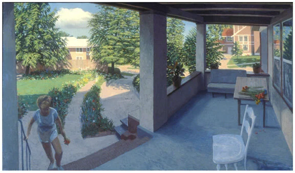 Ruth with Cut Flowers