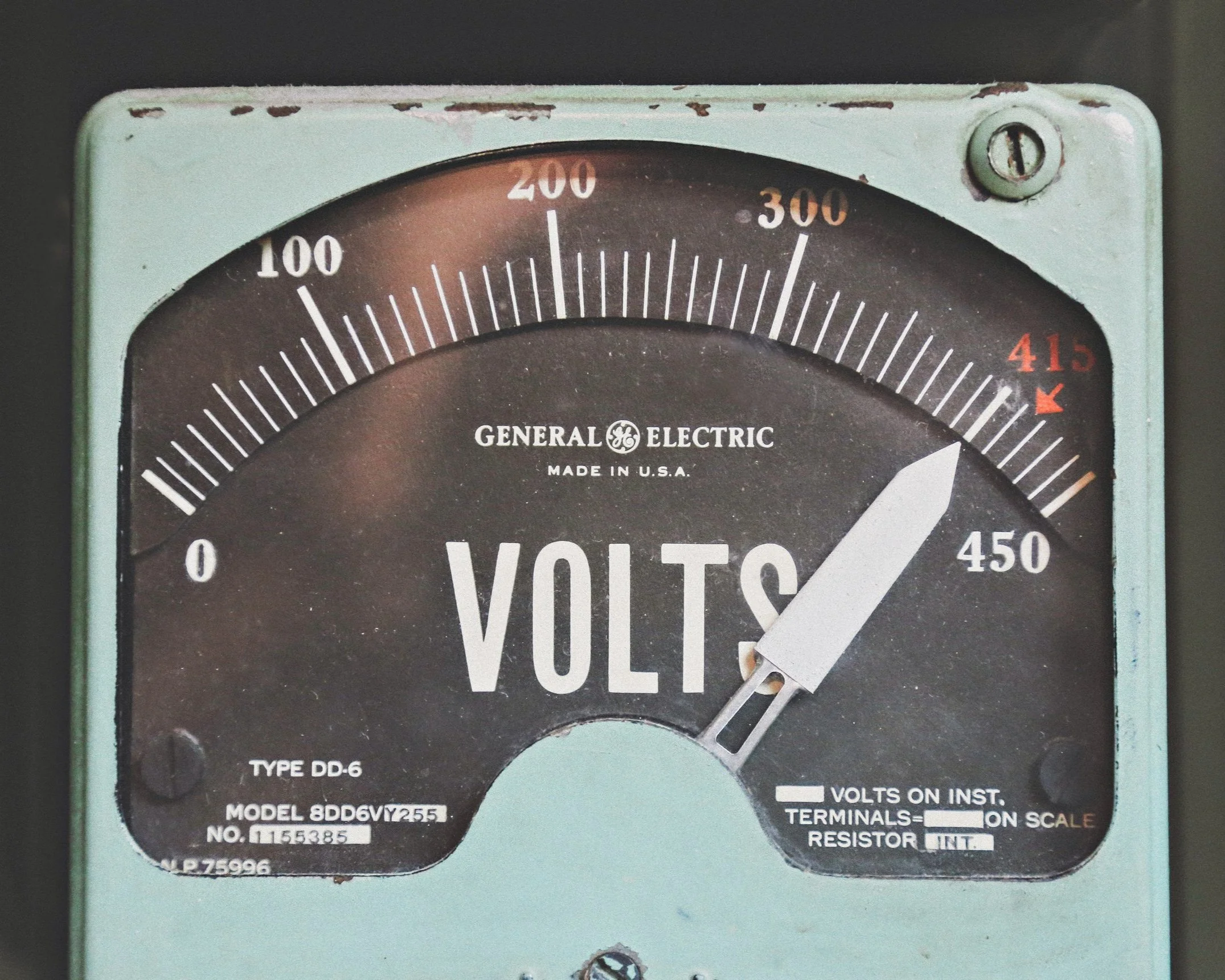 Turning on the electricity