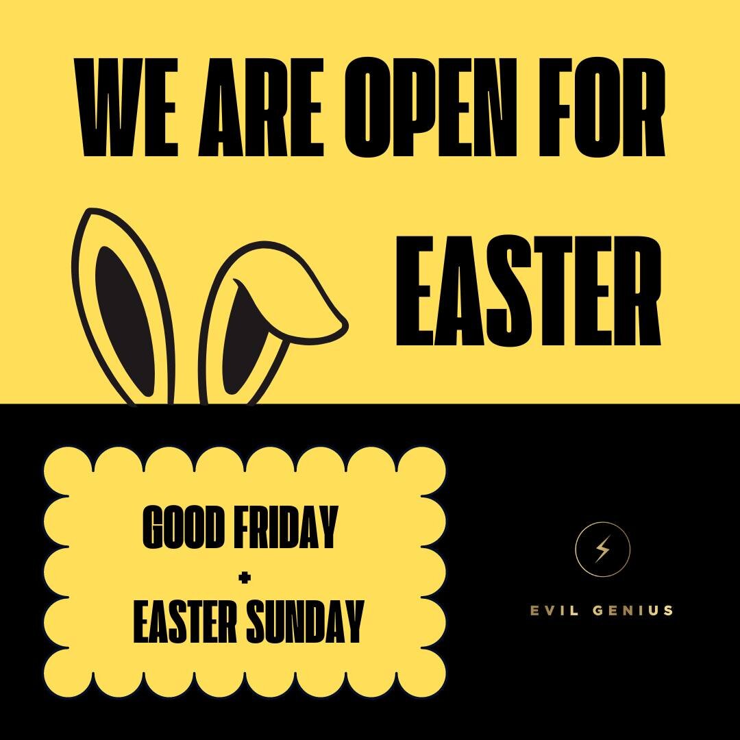⚡️ Easter Weekend ⚡️

We are open as normal all of Easter weekend. 

Please note; Good Friday &amp; Easter Sunday all patrons must have a full meal to enjoy our alcoholic beverages. Thankfully we have such banging food options that you surely won't b