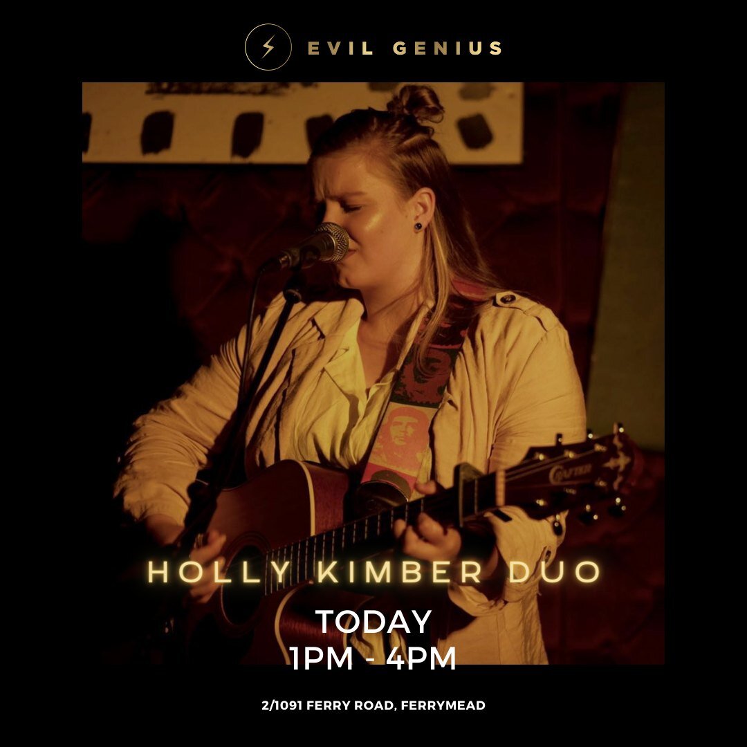 ⚡SUNDAY LIVE JAMS ⚡

We have the exceptionally talented Holly Kimber Duo playing today.
Come down for a bite &amp; some musical jams. 1pm-4pm
.
.
. 
#evilgenius #genius #music #restaurant #bar #livemusic #chchnz #cocktails #sunday #sundayvibes #ferry