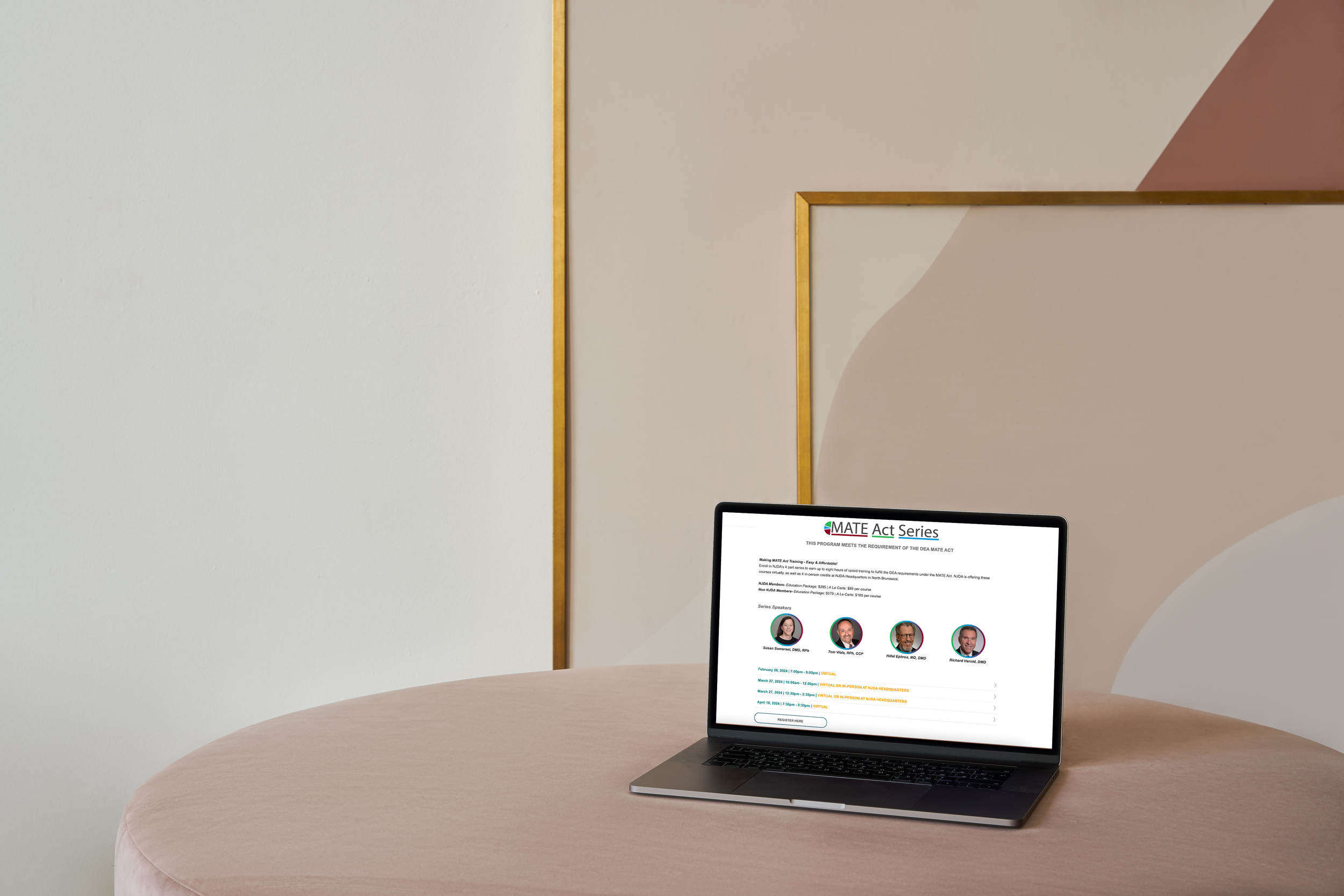 MATE Act Series Webpage Mockup