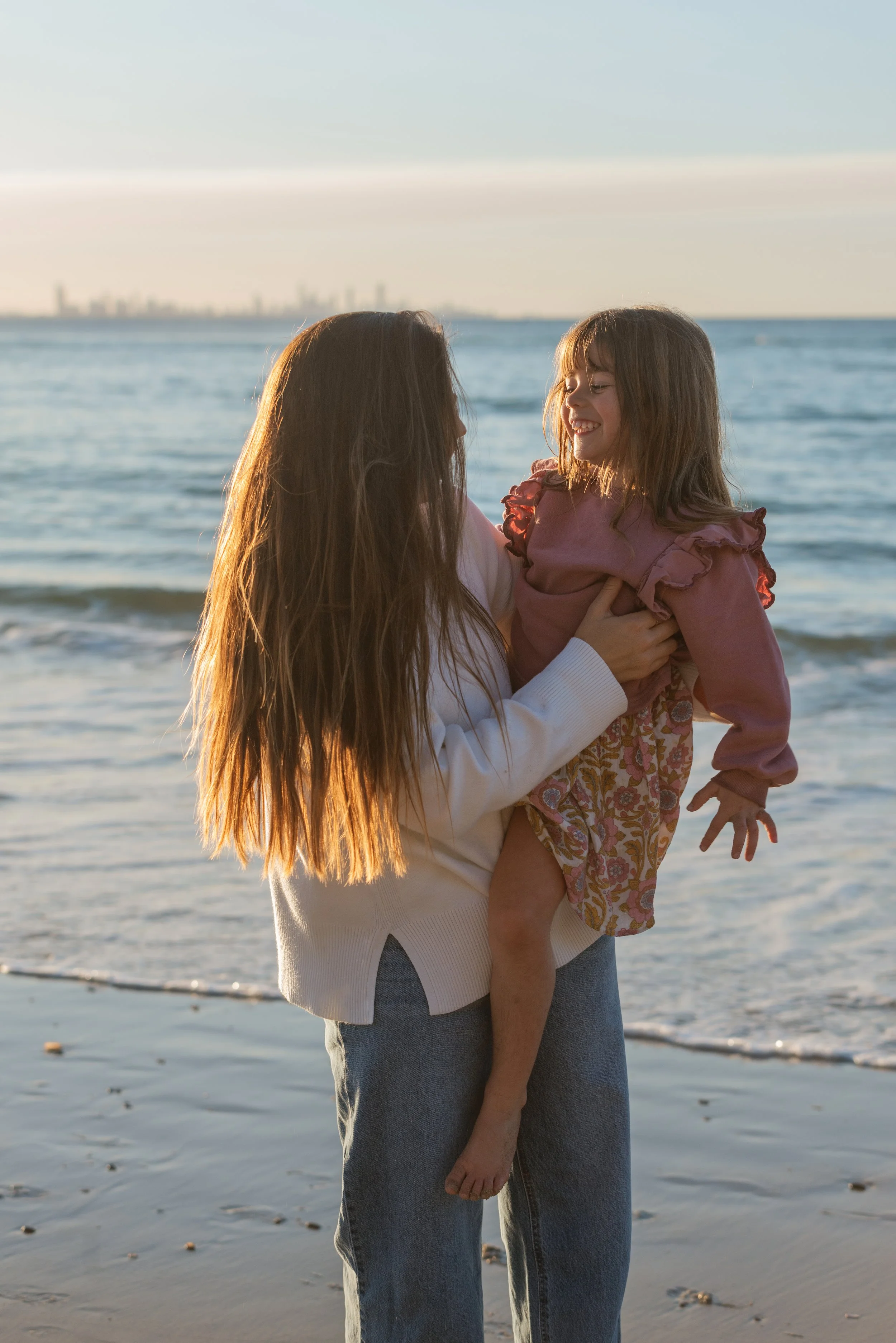 Sunset Family Photoshoot - Gold Coast I by Camila Serejo