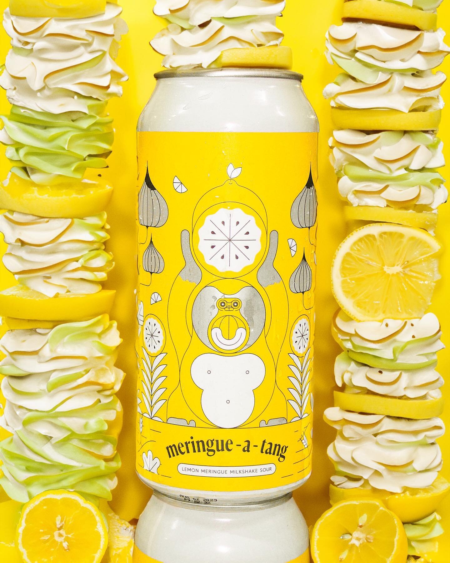 LEMON MERINGUE MILKSHAKE SOUR!

Meringue-a-tang is back baybee! Available for pick up at @nonsuchbeer's taproom.