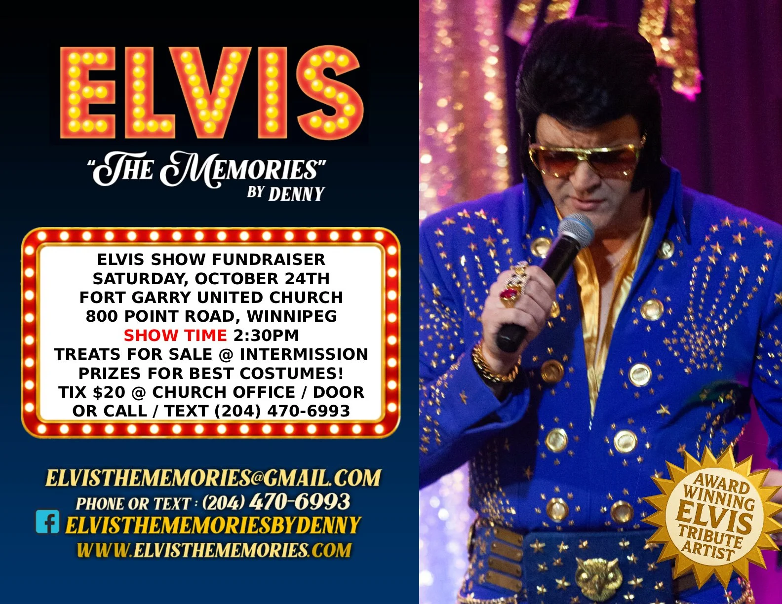 Fundraising Concert: Elvis “The Memories”
