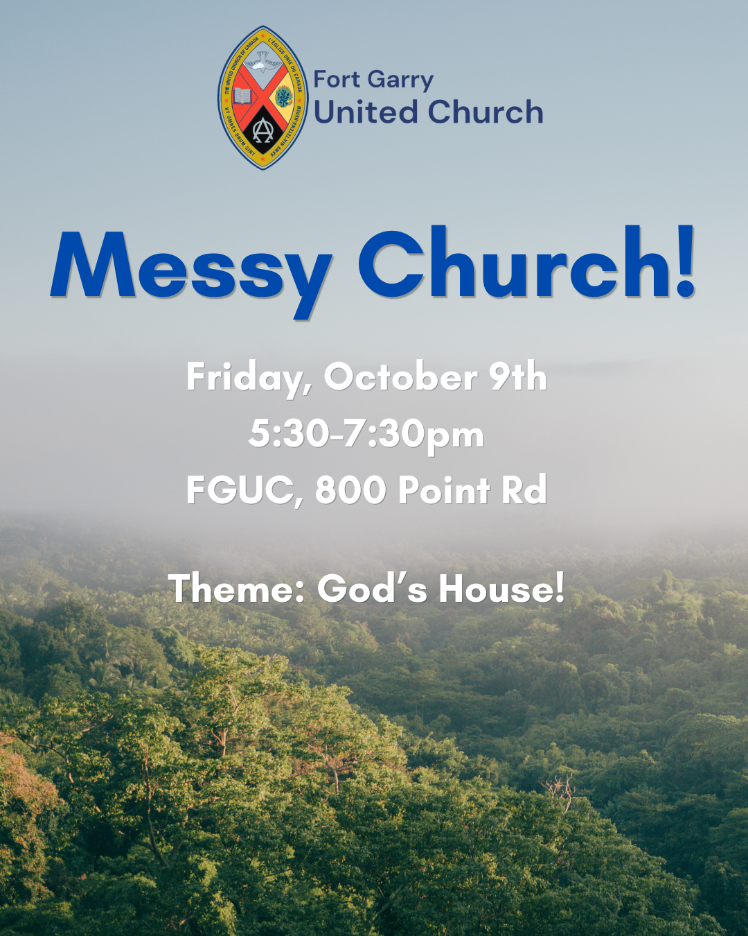 Welcome back to Messy Church! Friday, October 9