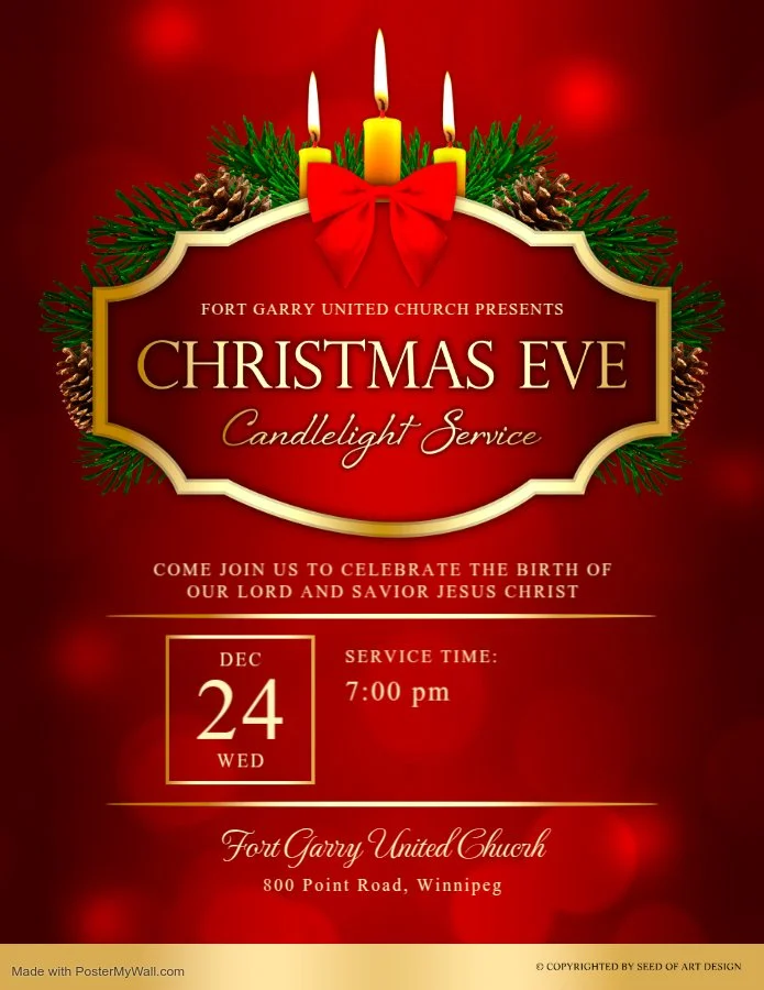 Christmas Eve Service 7pm Dec. 25th