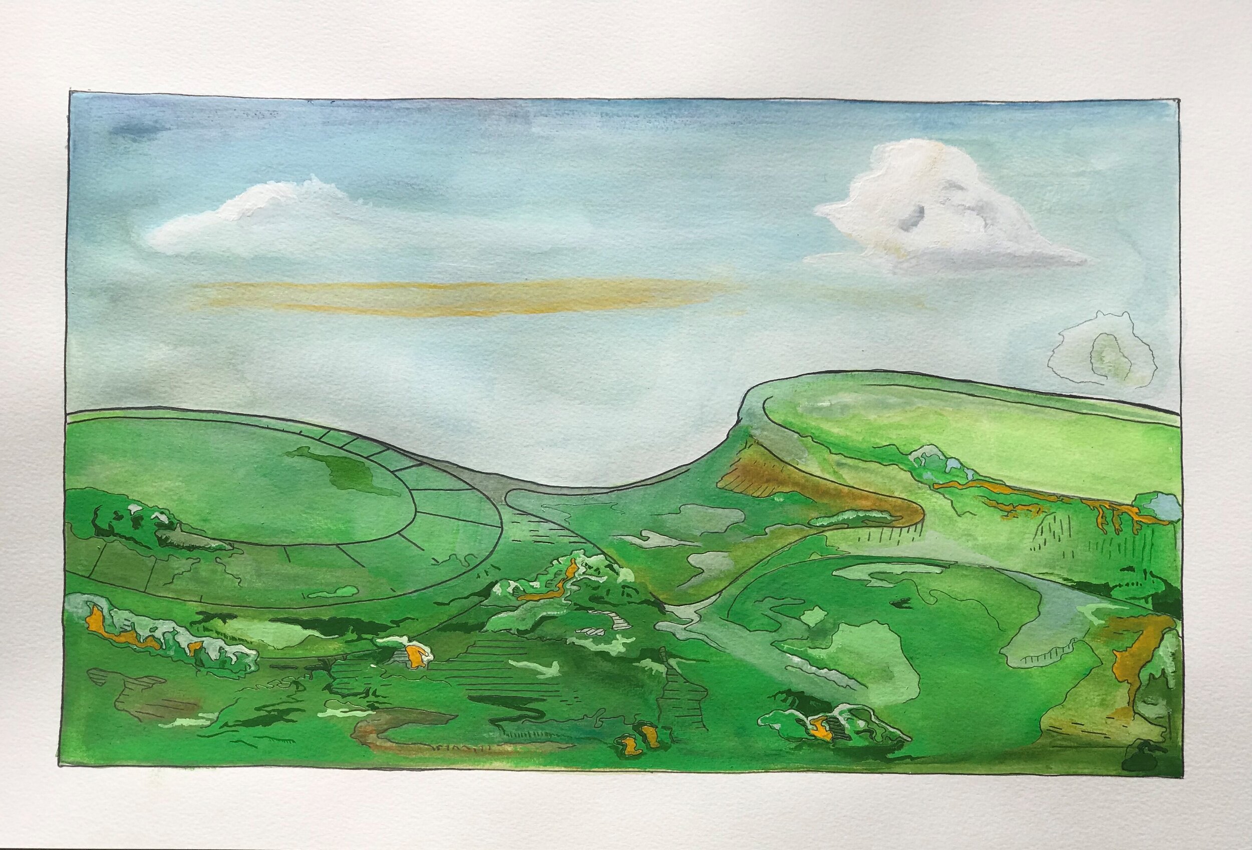 D03 - mixed media on Arches archival paper