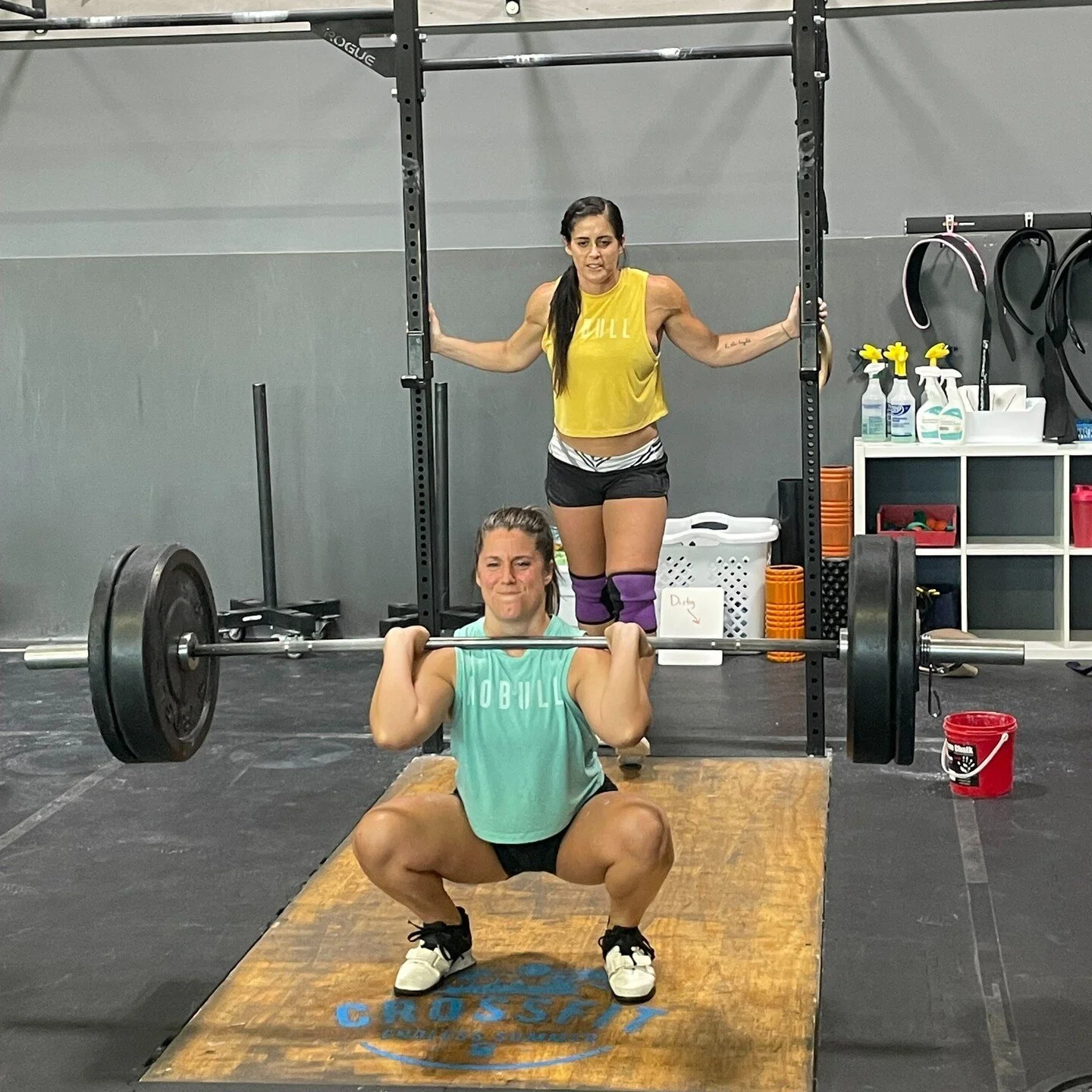 Congrats to Coach Rachel and Coach D on a job well done on their CrossFit competition! They crushed it 🏋🏽&zwj;♀️ 

#FitSociety #FitSocietyAZ #TeamMemberTuesday #Crossfit