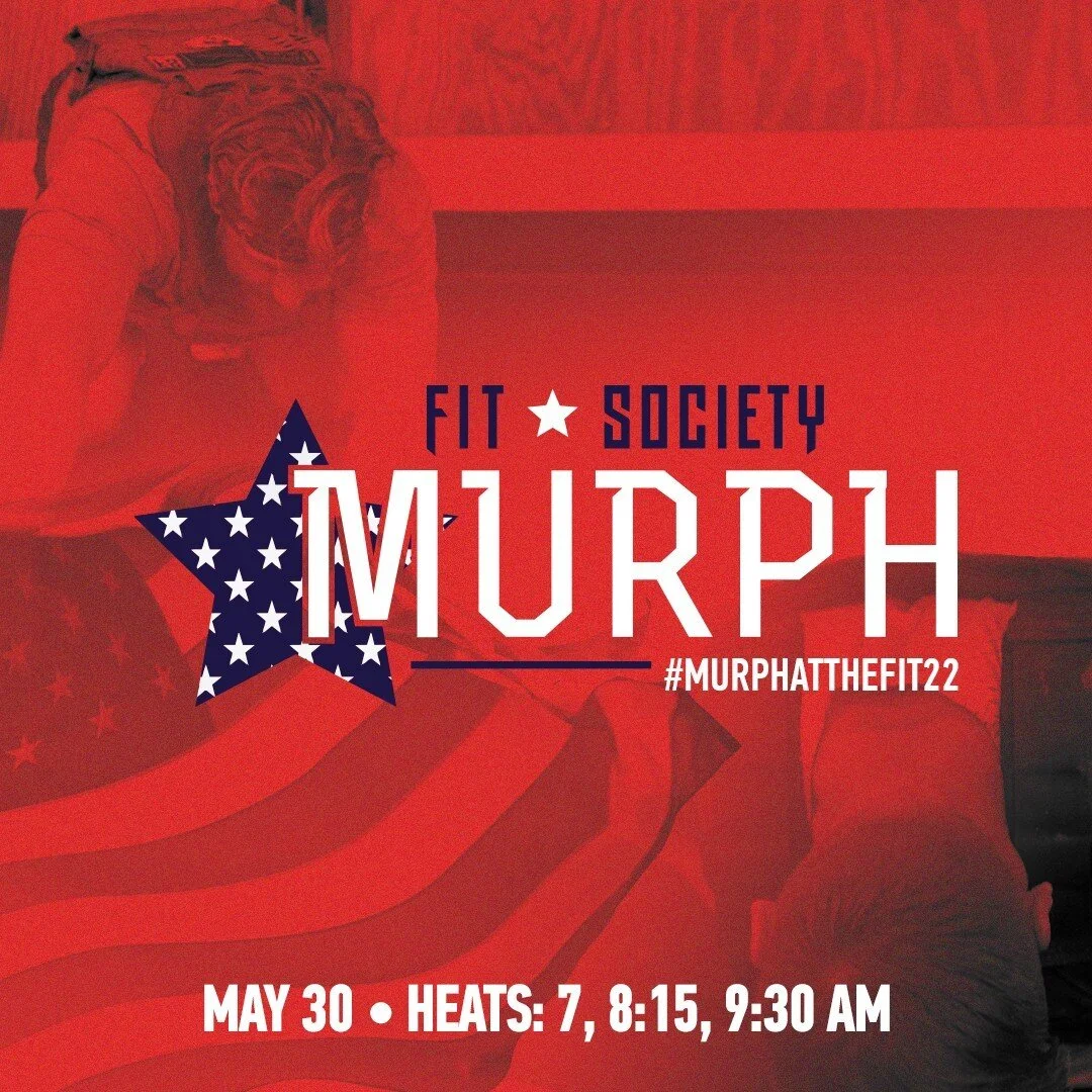 Murph is a Hero WOD performed annually to honor Navy Lieutenant Michael Murphy, who was killed in action in Afghanistan on June 28th, 2005. 

Every year we participate in this event to honor the sacrifice of all those who served our country and to th