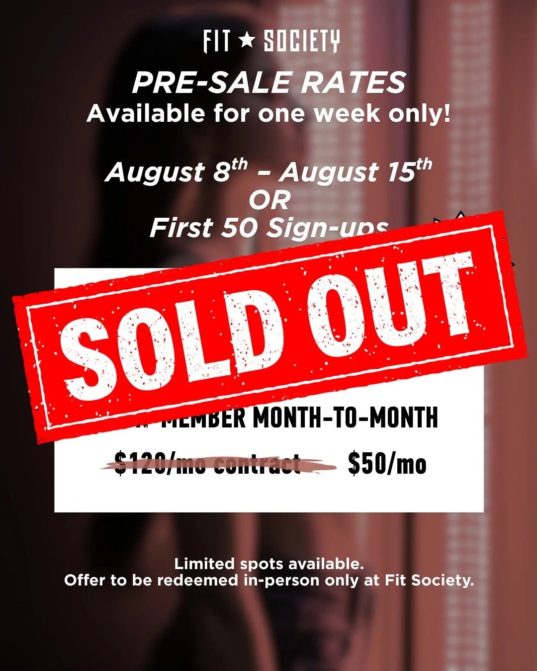 Whew, y&rsquo;all sold out our Founder&rsquo;s presale in less than THREE HOURS! 🚨🤯🎉

If you missed out, don&rsquo;t worry - we have Round 2 of our Pre-sale LIVE NOW! ⚠️ Must redeem in-person! See details below:

We&rsquo;re officially opening the