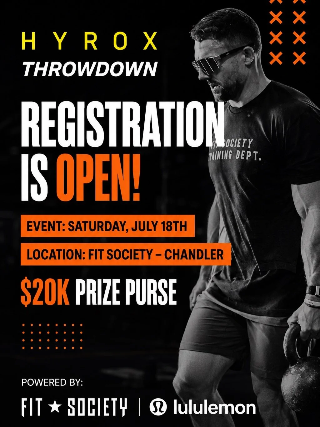 ⚠️ ARIZONA &mdash; THIS IS NOT YOUR AVERAGE FITNESS EVENT. ⚠️

The HYROX THROWDOWN is coming to Fit Society on Saturday, July 18th and it&rsquo;s built to test endurance, strength, and grit! It&rsquo;s where hybrid endurance racing meets functional f