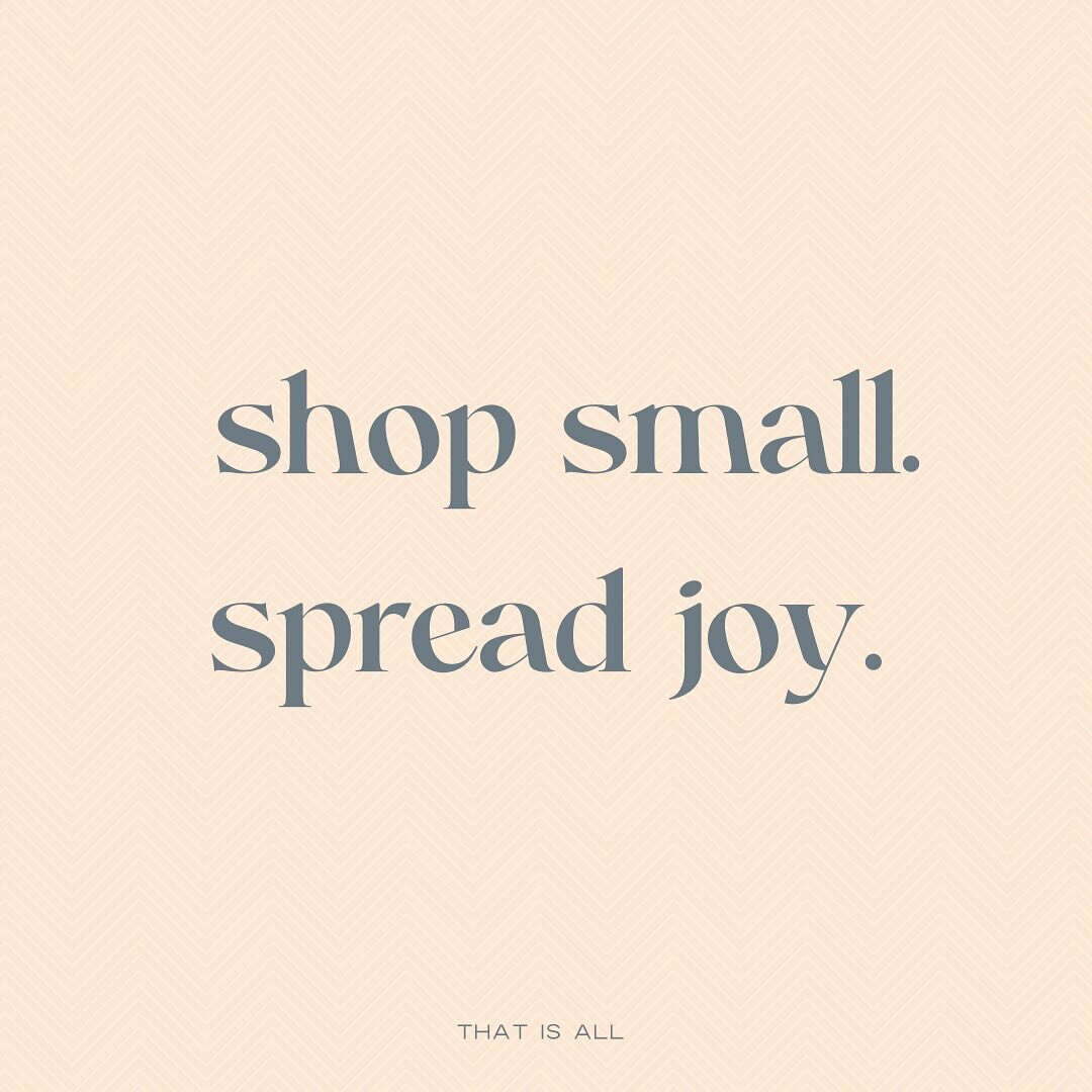 Supporting small businesses is the ultimate gift for our local businesses and their families; it puts food on their tables&hellip;LITERALLY. Small business are the heart and soul of our community and give so much back to our sporting groups, charitie