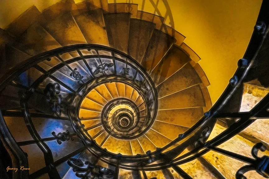Heavenly Stairs Painted Image