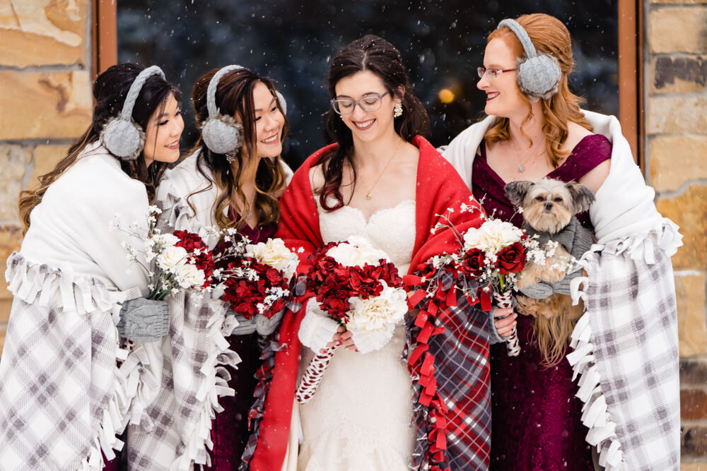  Della Terra winter wedding by Estes Park photographer, JMGant Photography 