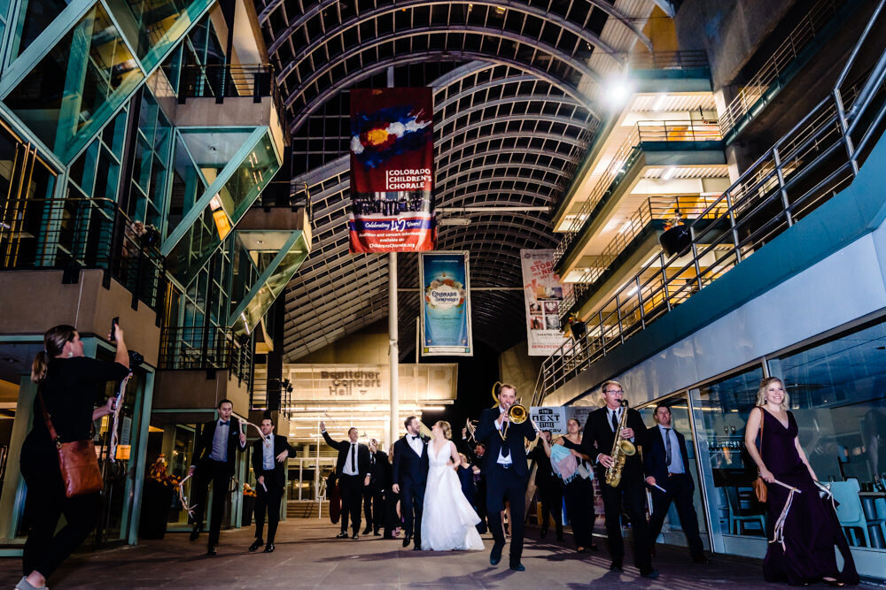  Seawell ballroom wedding at the Denver center for the performing arts theater by Denver photographer, JMGant Photography 