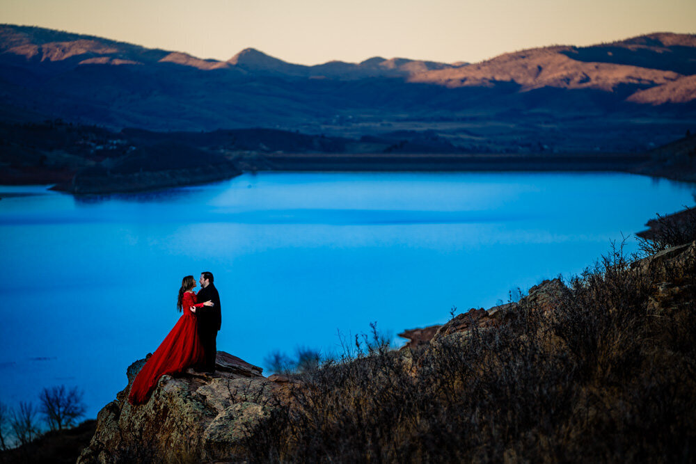  Horsetooth Reservoir engagement photos by Fort Collins photographer, JMGant Photography 