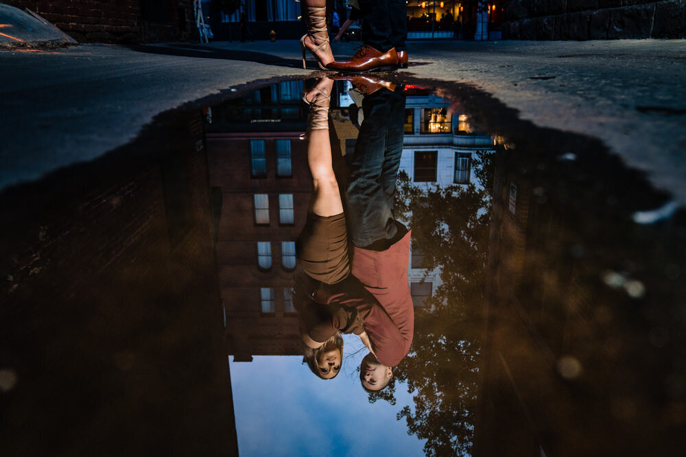  Downtown Denver engagement photo session by Colorado wedding photographer JMGant Photography 