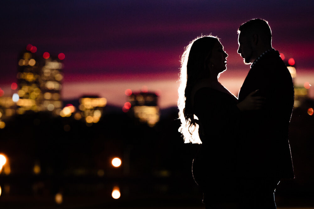  Downtown Denver engagement photo session by Colorado wedding photographer JMGant Photography 