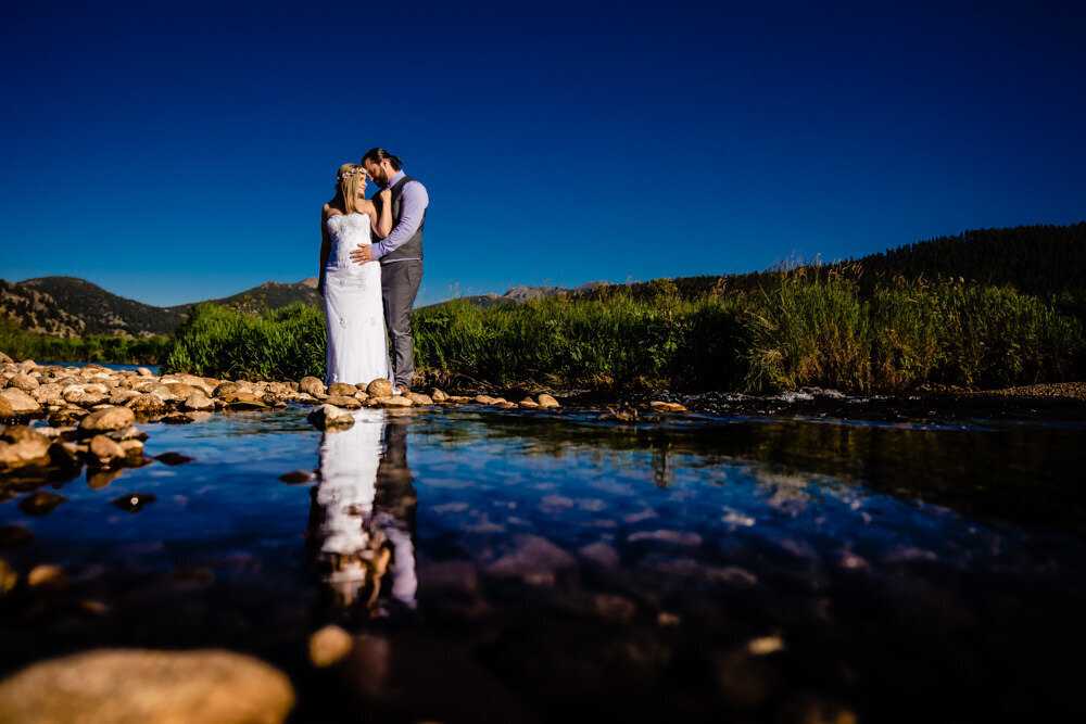 Rocky Mountain National Park elopement photographed by Estes Park photographer, JMGant Photography 