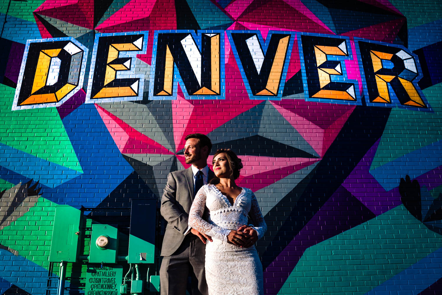  Downtown Denver Graffiti wall by Wedding Photographer JMGant Photography 
