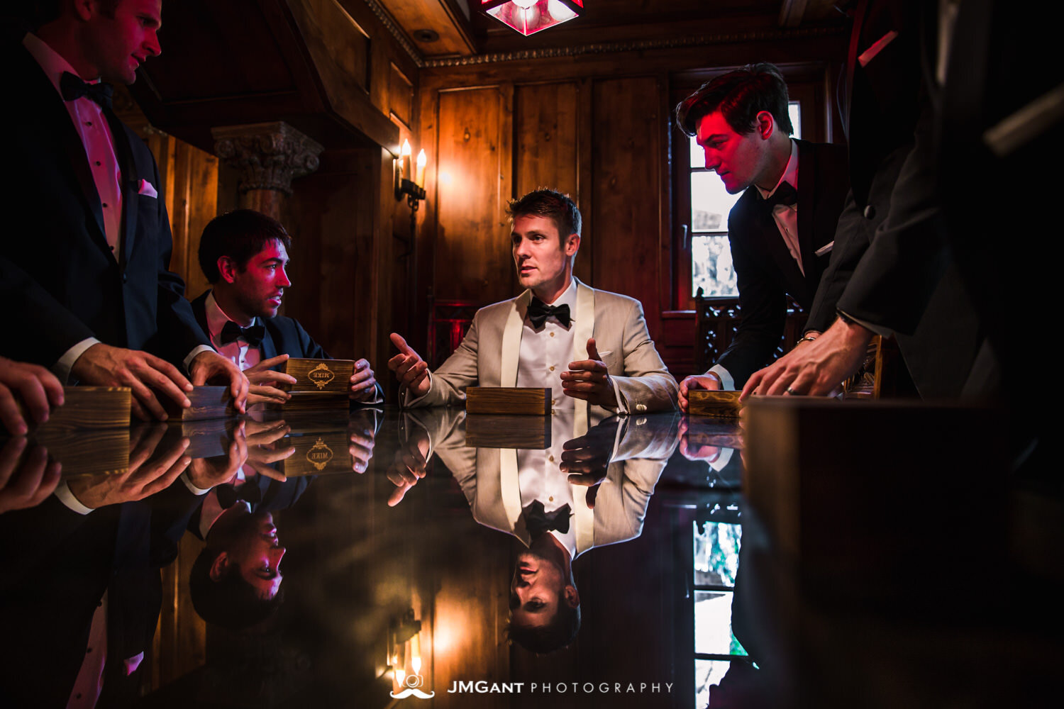  Denver Colorado Wedding | Groomsmen receiving gifts | Colorado wedding photographer | © JMGant Photography | http://www.jmgantphotography.com/ 