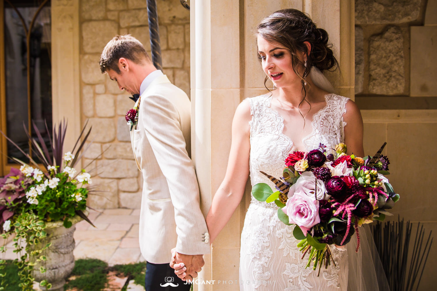  Denver Colorado Wedding | First look | Colorado wedding photographer | © JMGant Photography | http://www.jmgantphotography.com/ 