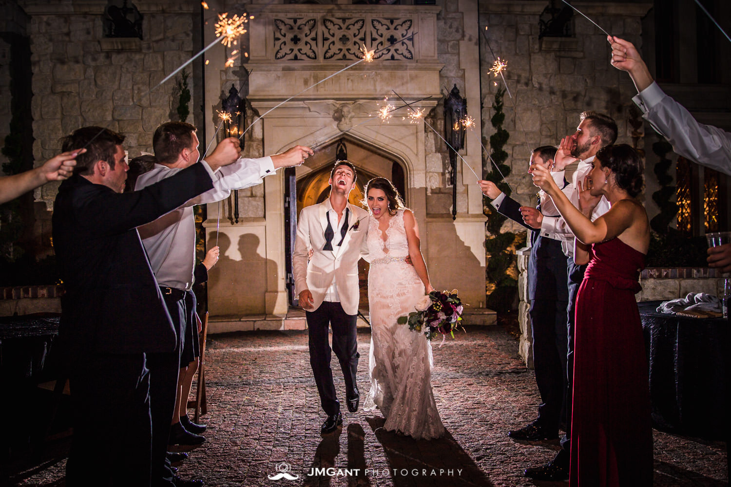  Denver Colorado Wedding | Sparkler Exit | Colorado wedding photographer | © JMGant Photography | http://www.jmgantphotography.com/ 