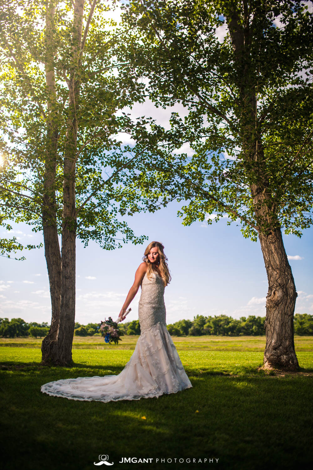  Platte River Fort Wedding | Bridals on a sunny day | Greeley Colorado wedding photographer | © JMGant Photography | http://www.jmgantphotography.com/ 