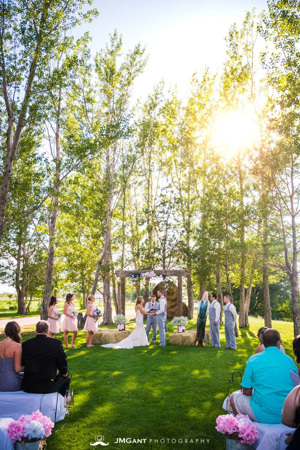  Platte River Fort Wedding | wedding ceremony | Greeley Colorado wedding photographer | © JMGant Photography | http://www.jmgantphotography.com/ 