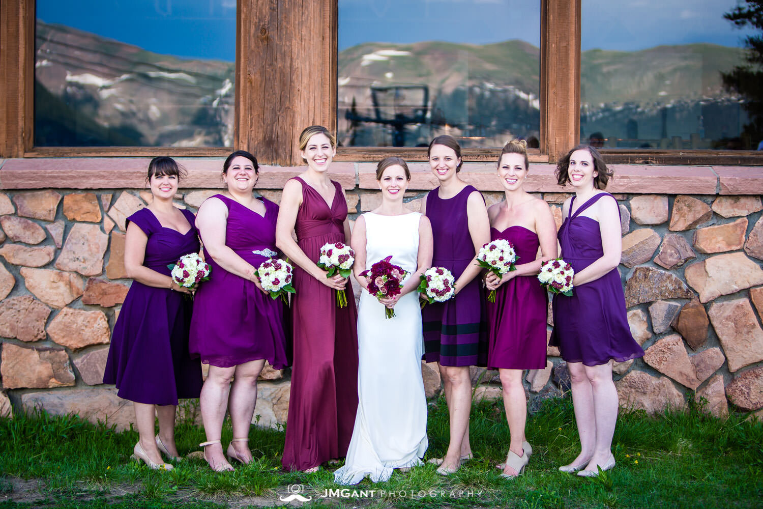  Wedding party at Winter Park wedding photographed by JMGant Photography. 