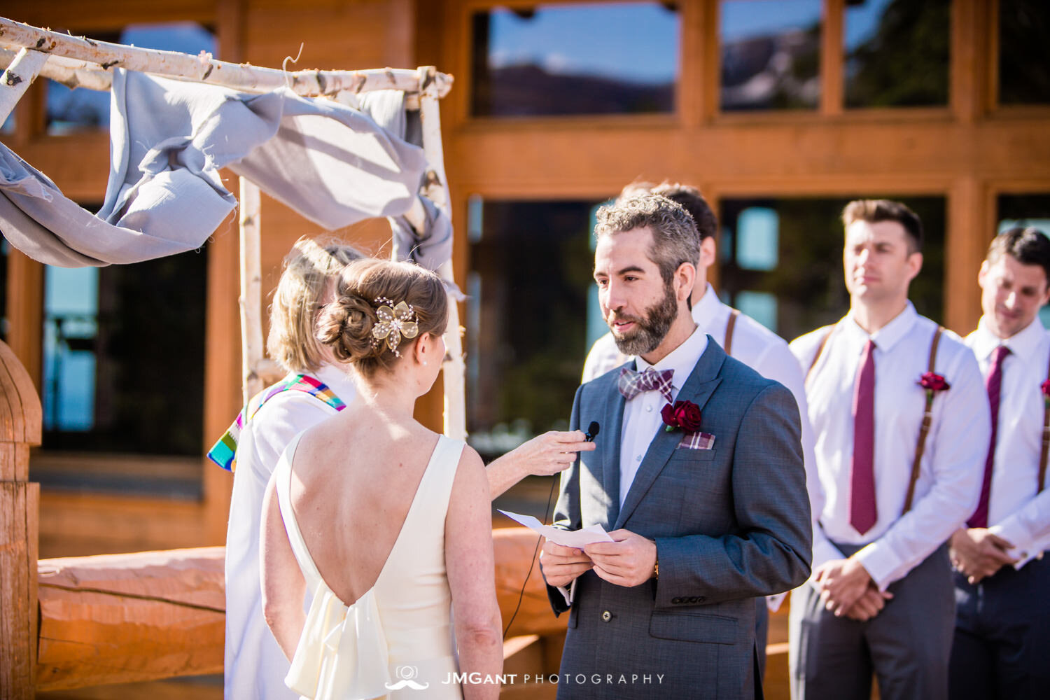  Lodge at Sunspot Wedding photographed by JMGant Photography. 