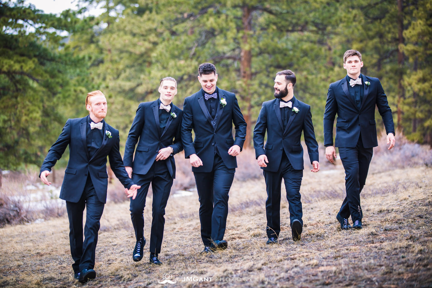  Stunning elegant wedding at the Della Terra Mountain Chateau in Estes Park Colorado. Photographed by Jared M. Gant of JMGant Photography. 