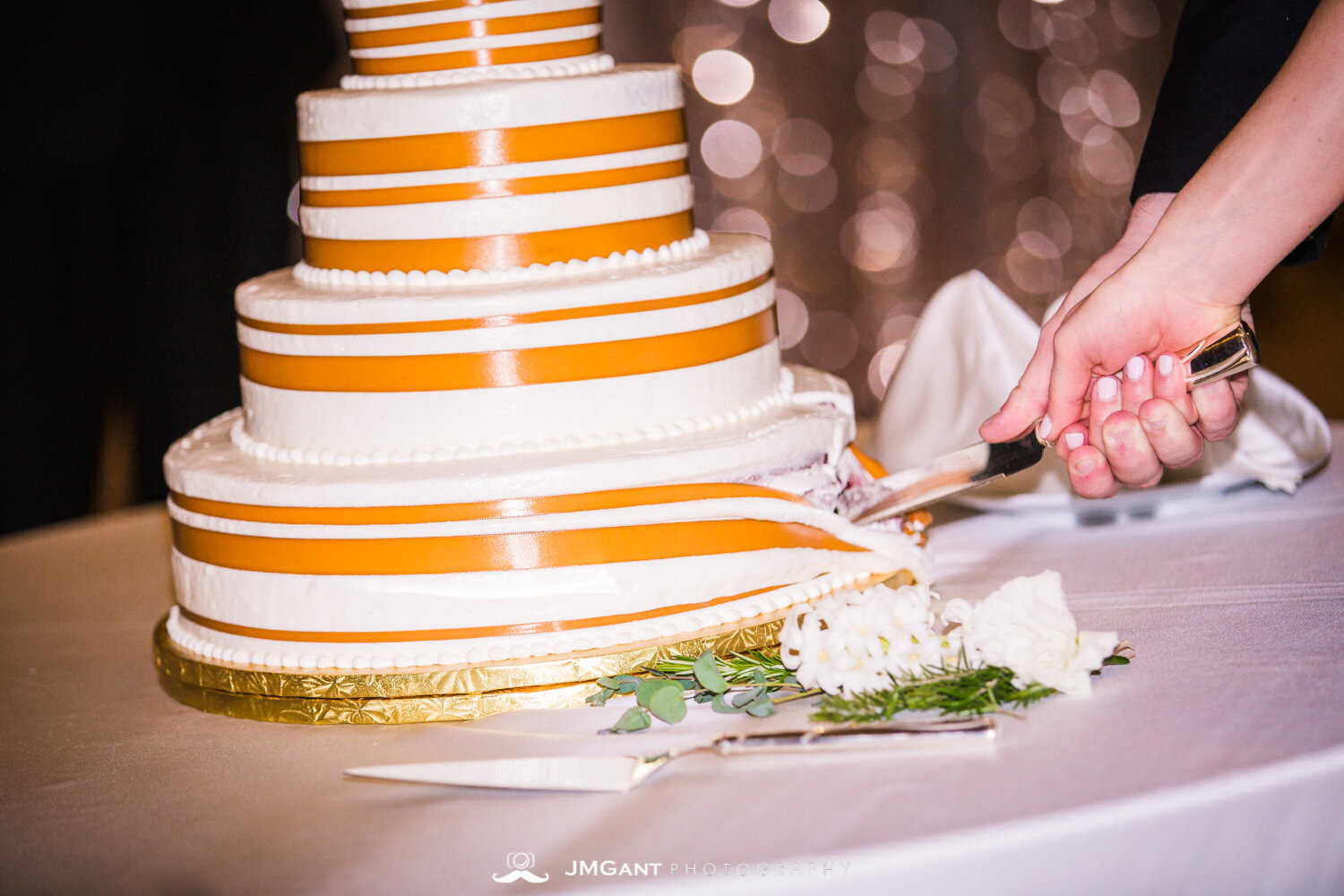  Stunning elegant wedding at the Della Terra Mountain Chateau in Estes Park Colorado. Photographed by Jared M. Gant of JMGant Photography. 