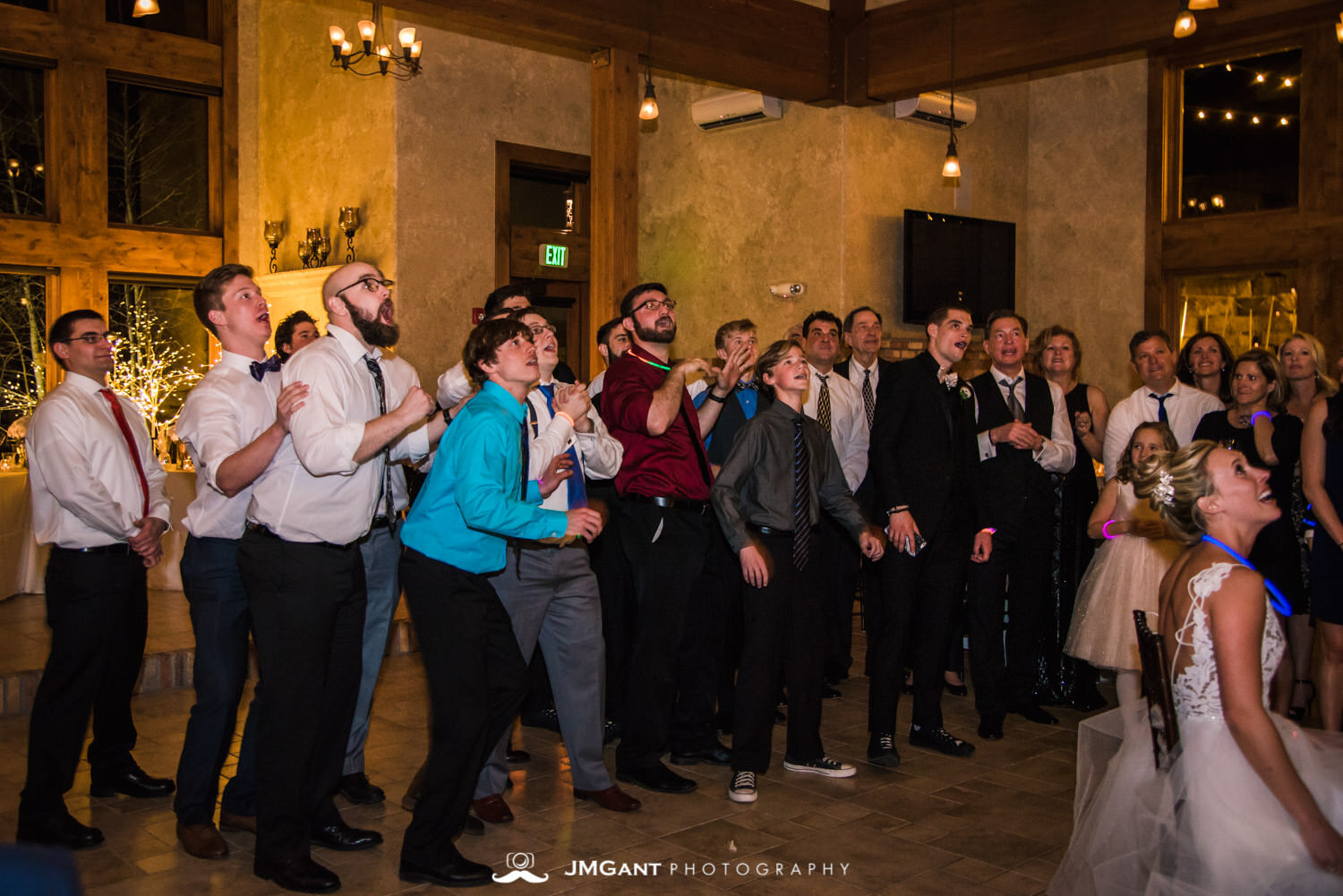  Stunning elegant wedding at the Della Terra Mountain Chateau in Estes Park Colorado. Photographed by Jared M. Gant of JMGant Photography. 