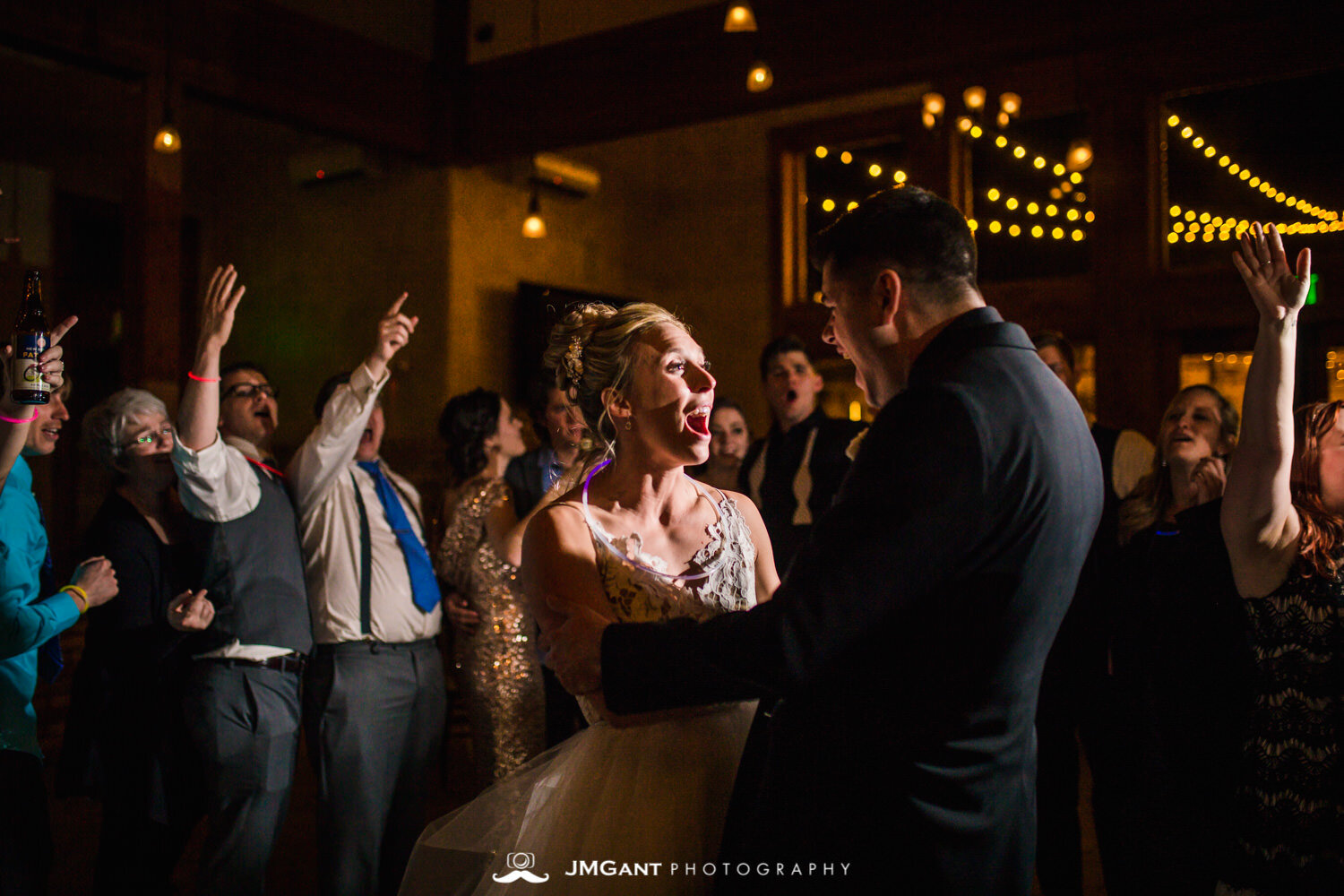  Stunning elegant wedding at the Della Terra Mountain Chateau in Estes Park Colorado. Photographed by Jared M. Gant of JMGant Photography. 