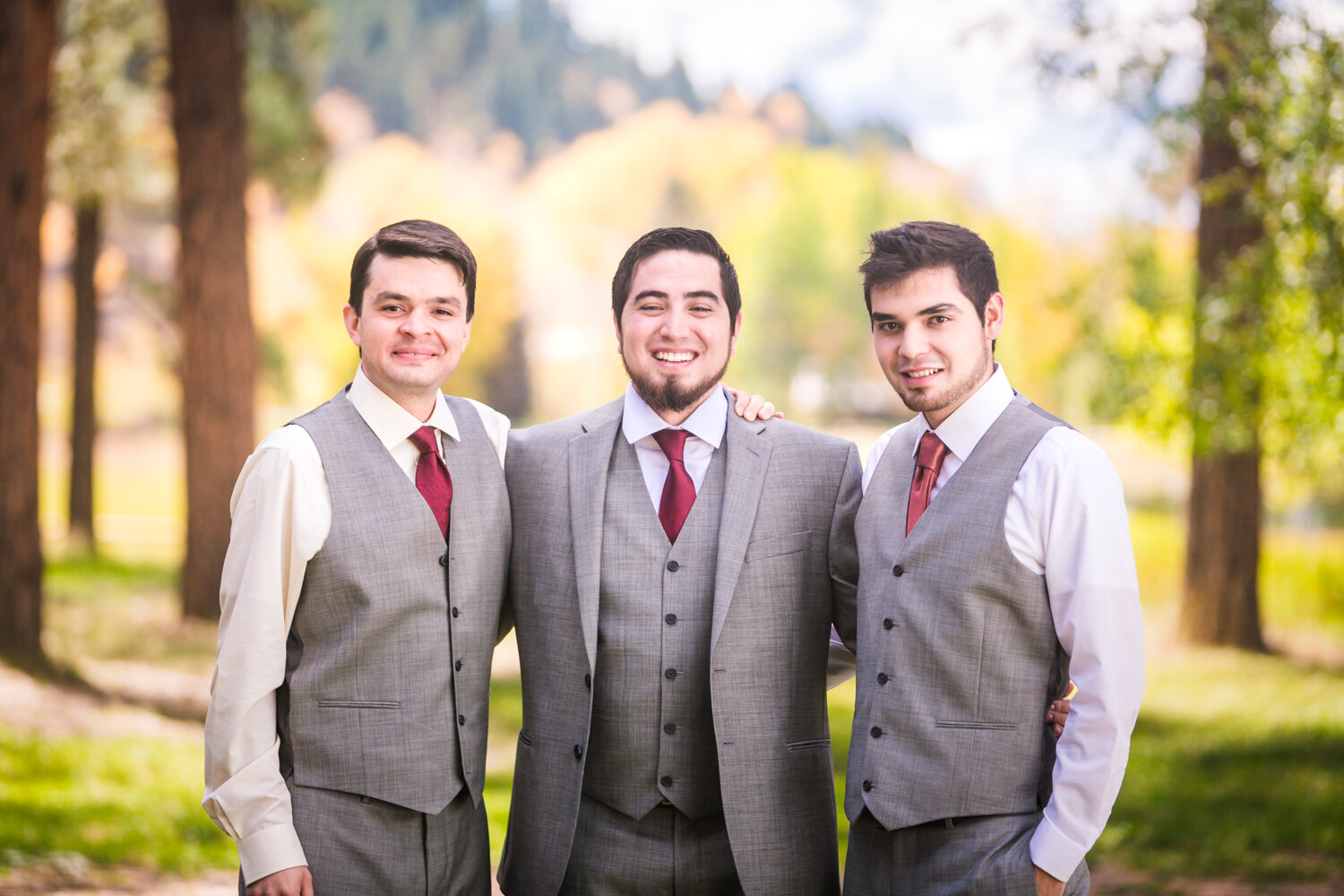 Groom and his brothers by JMGant Photography. 