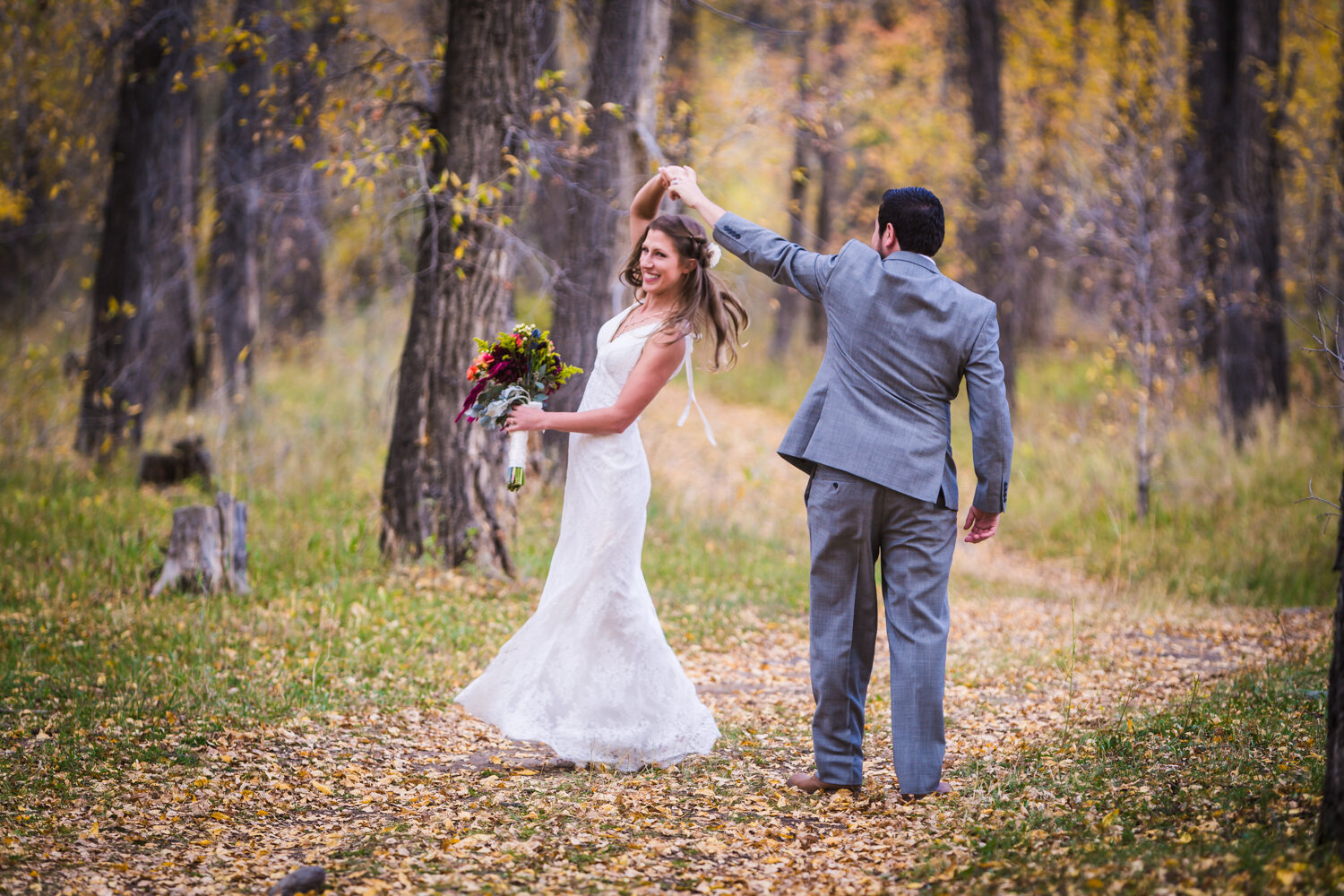  Fall wedding by JMGant Photography. 