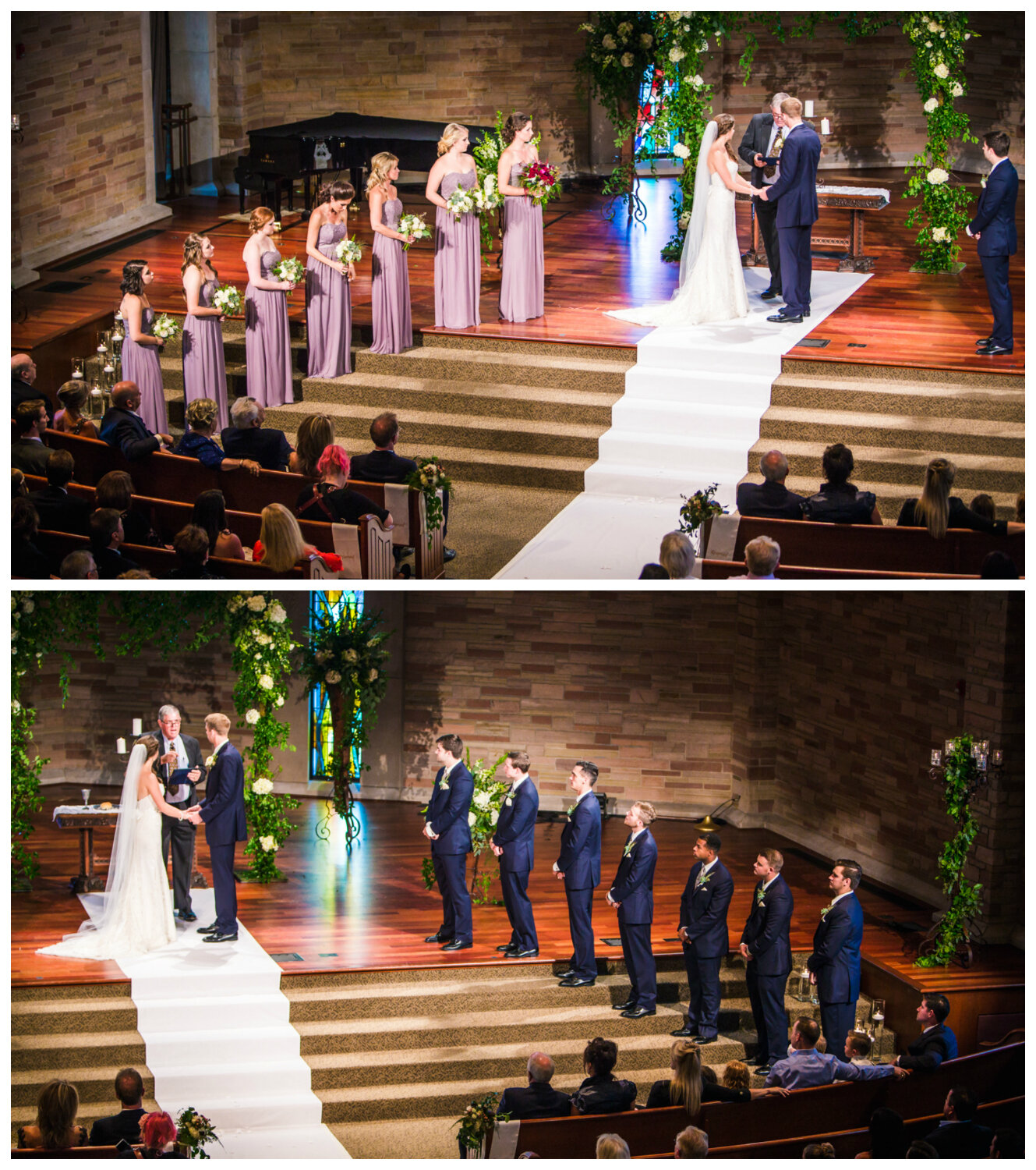  Cherry Hills Community Church wedding ceremony. Photos by JMGant Photography. 