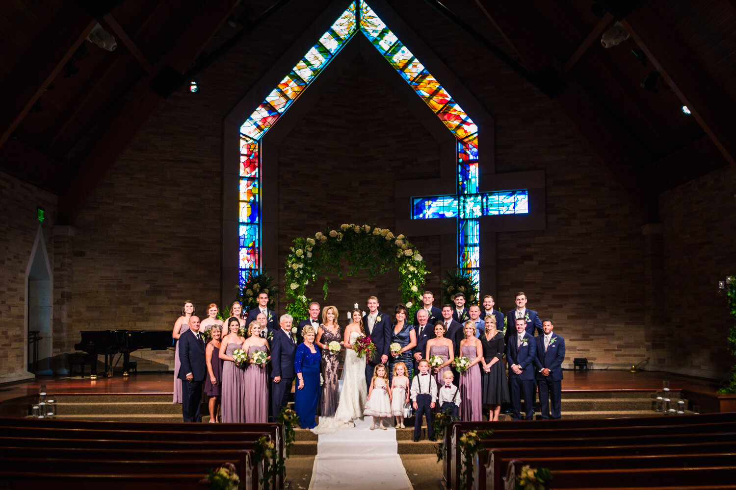  Cherry Hills Community Church wedding ceremony. Photos by JMGant Photography. 