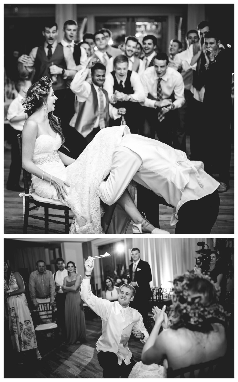  Garter toss at Highlands Ranch Mansion.&nbsp;  hotographed by JMGant Photography, Denver Colorado wedding photographer.&nbsp; 