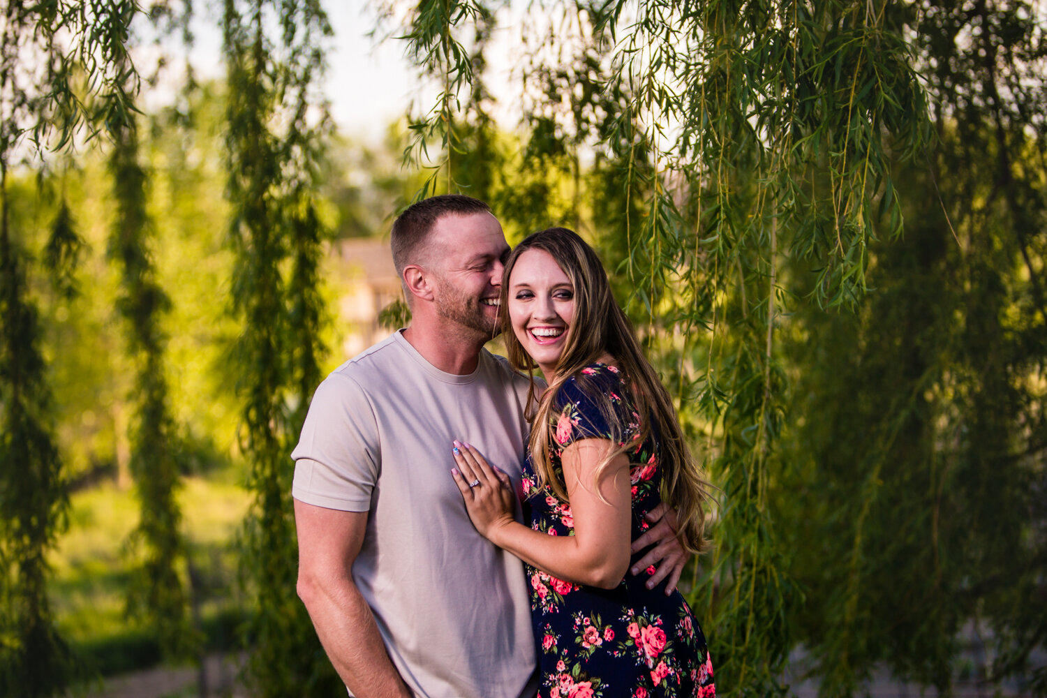  Engagments with willow tree at Sandstone Ranch. Take by Jared M. Gant 