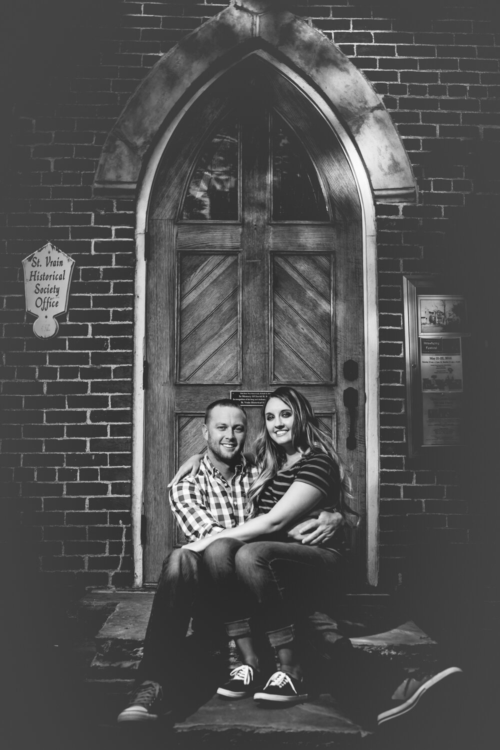  Old church door engagements in Longmont, Colorado. Take by Jared M. Gant 