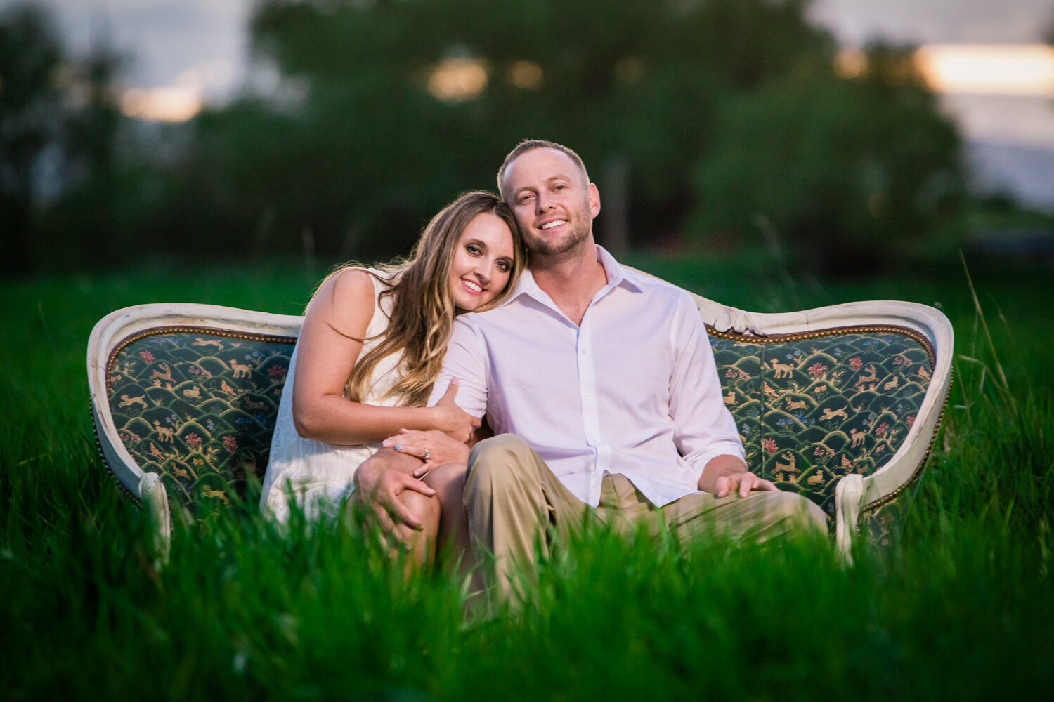  Sunset Engagments at Sandstone Ranch. Take by Jared M. Gant 