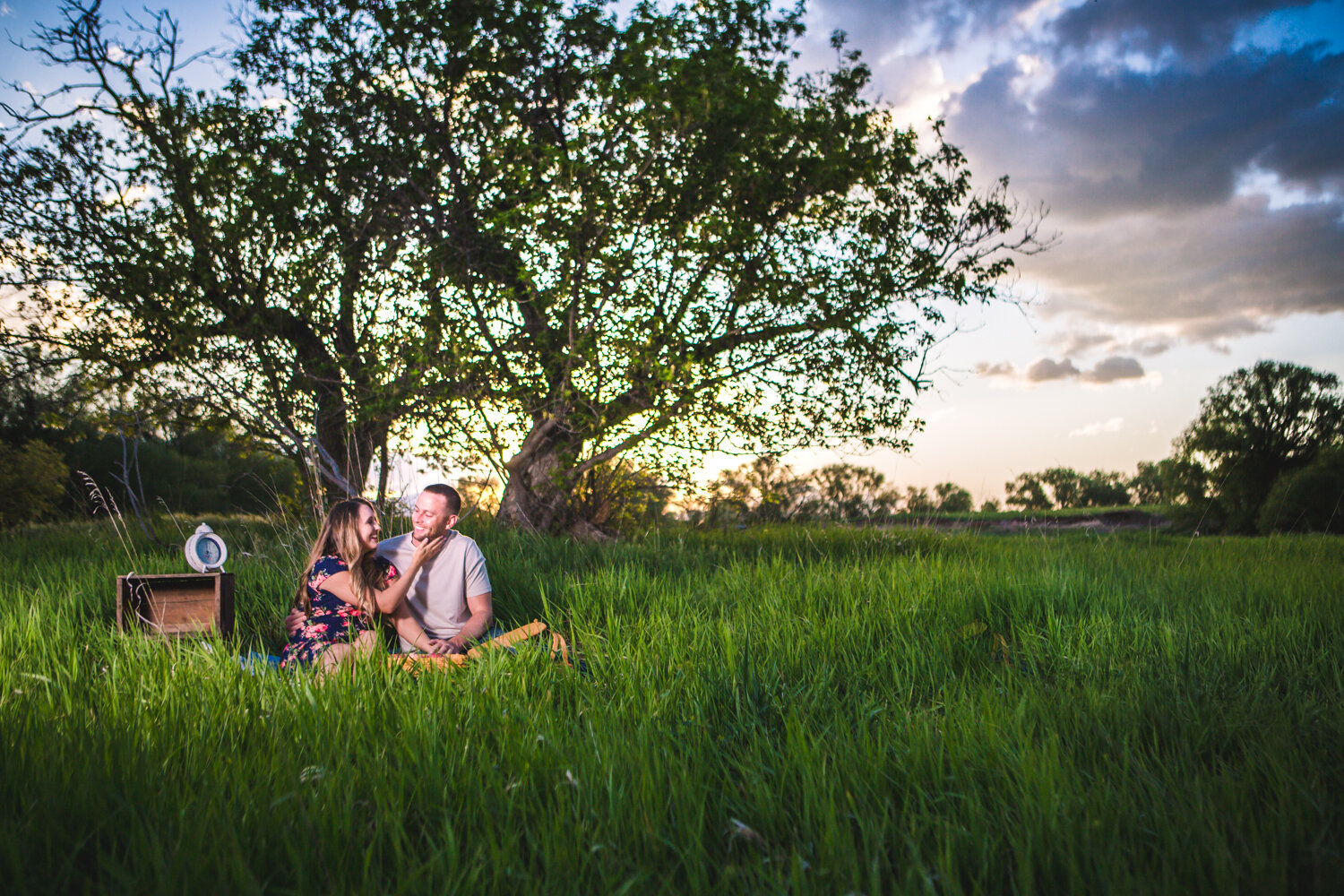  Sunset Engagments at Sandstone Ranch. Take by Jared M. Gant 