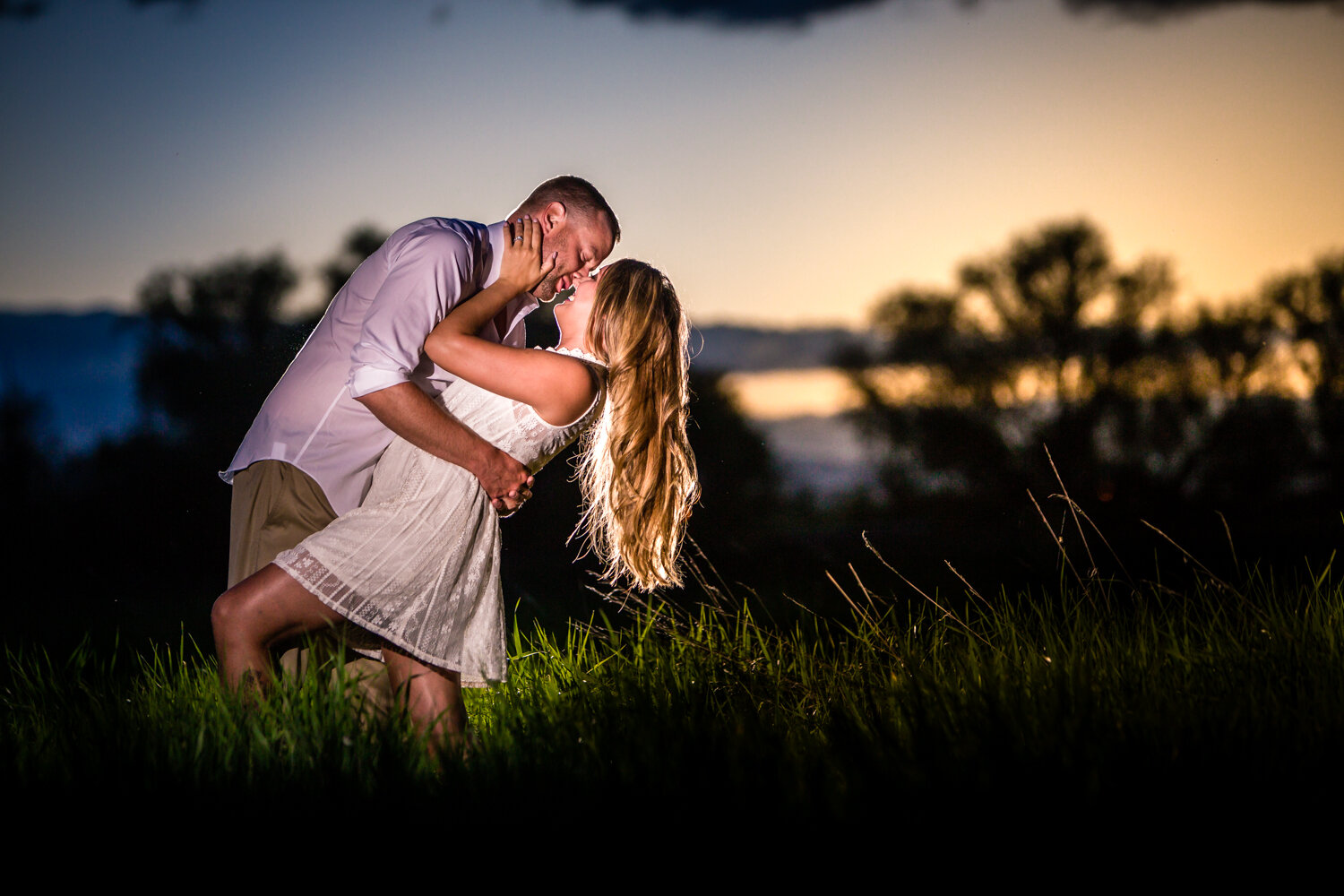  Sunset Engagments at Sandstone Ranch. Take by Jared M. Gant 