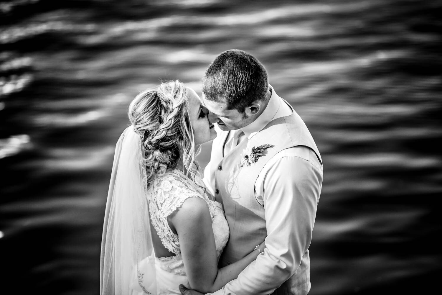  Wedding photos at the dam in Evergreen Colorado, photographed by JMGant Photography 