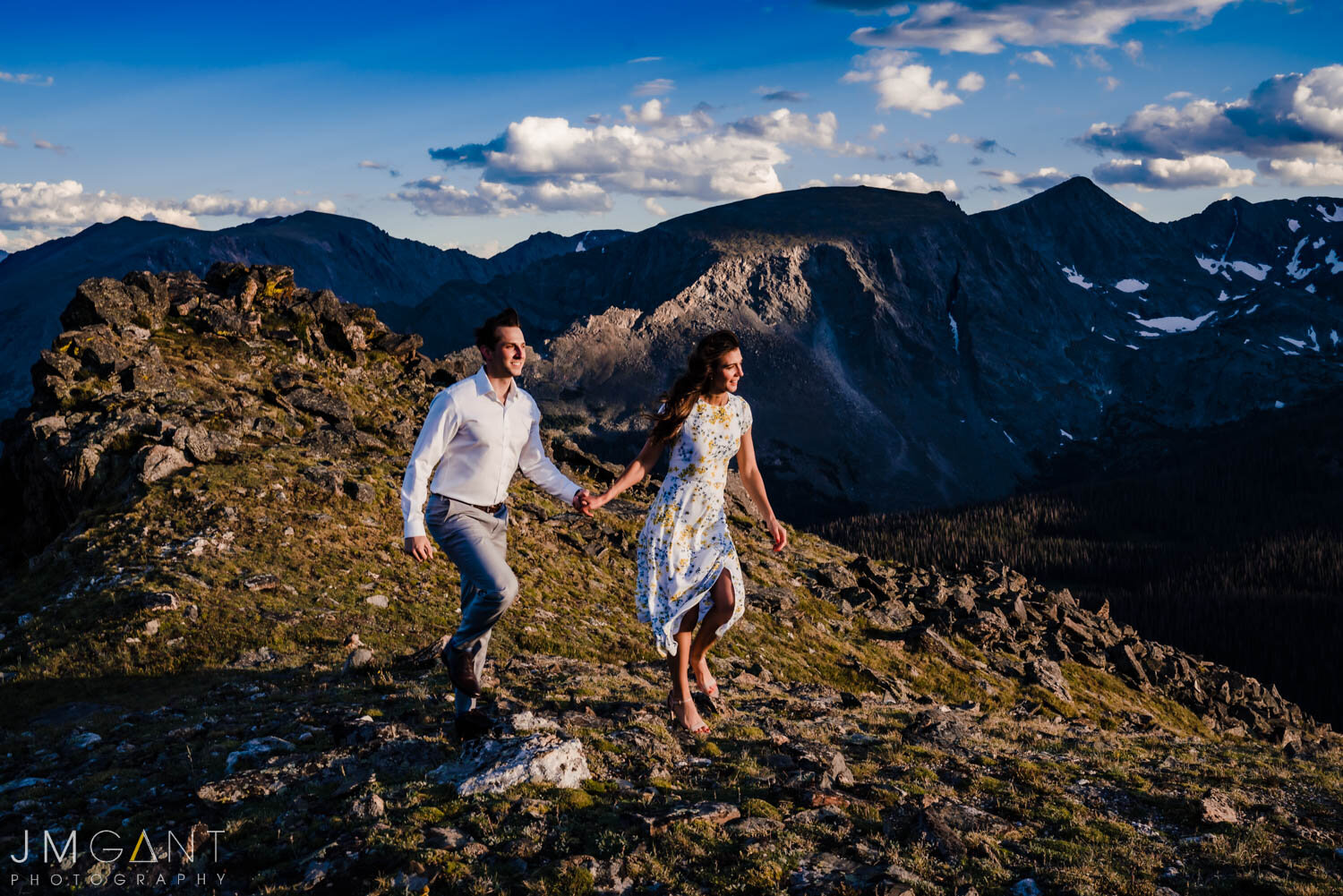  Rocky Mountain National Park engagement photos by Estes Park wedding photographer, JMGant Photography 
